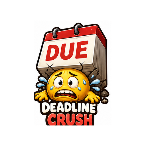Deadline Crush emoji sticker